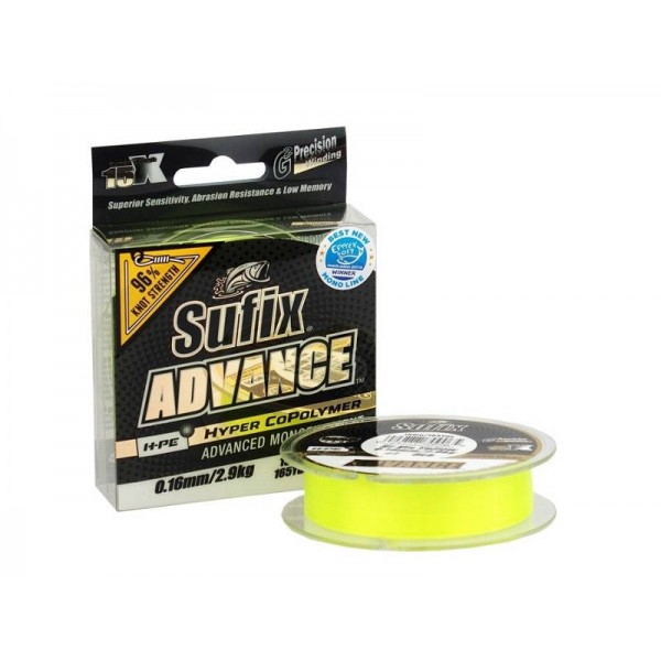 Nylon Advance G2 Yellow - 150M Sufix