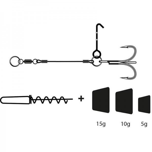 Kit monture Pike Belly Rig VMC