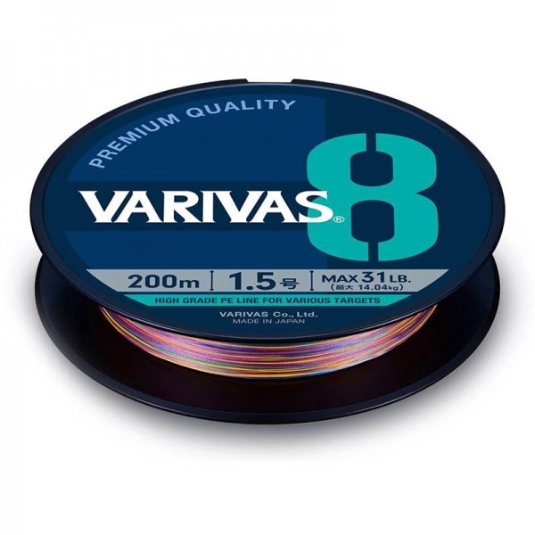 Tresse Varivas 8 Marking Multicolore 300m